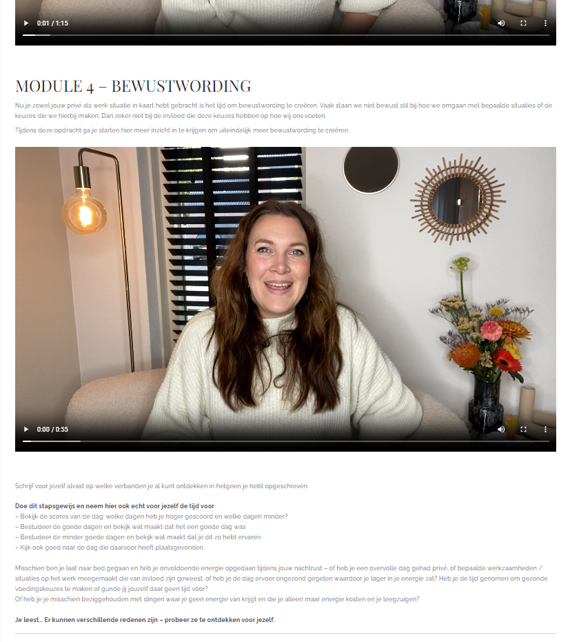 Mockup - online programma